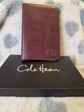 Cole Haan Burgundy Leather Kindle Cover